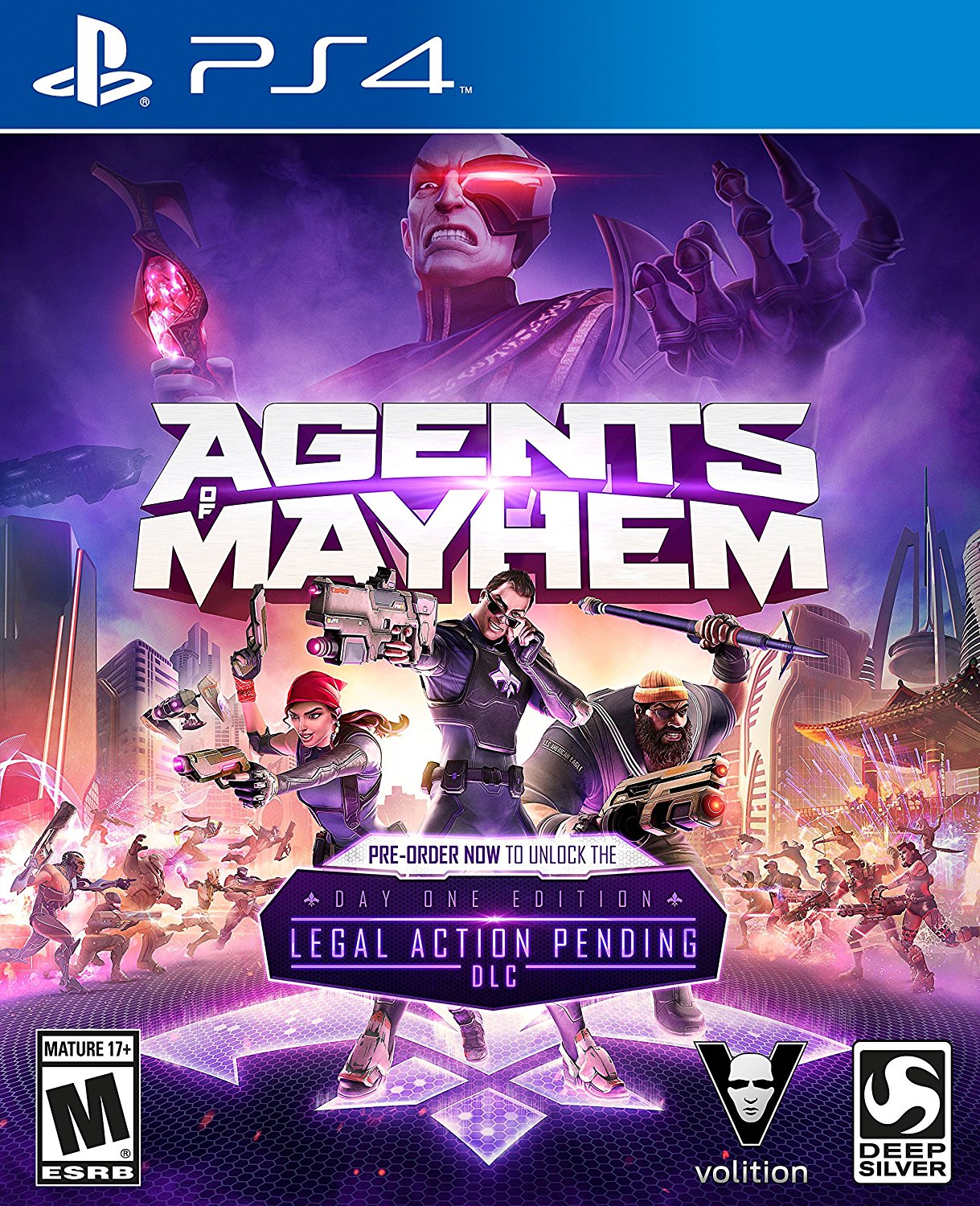 PS4: AGENTS OF MAYHEM (NM) (COMPLETE)